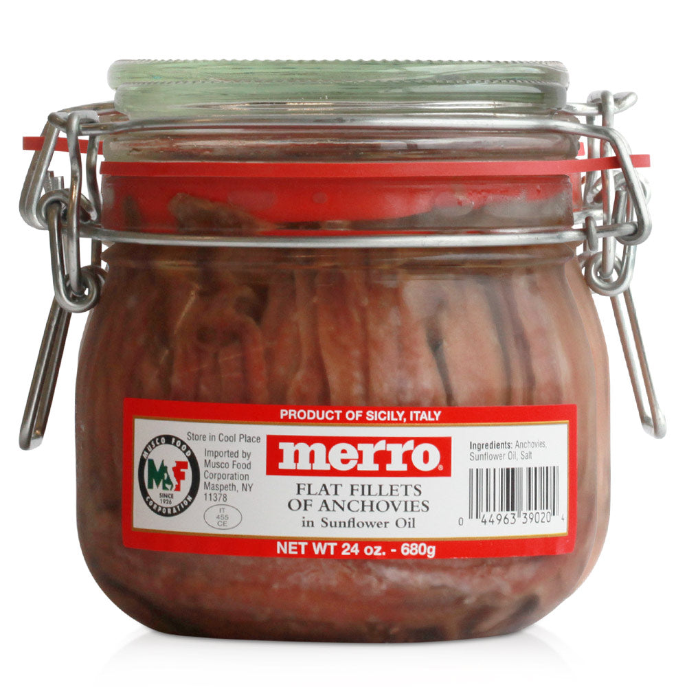 Wholesale Merro Each Anchovies In Glass- Bulk
