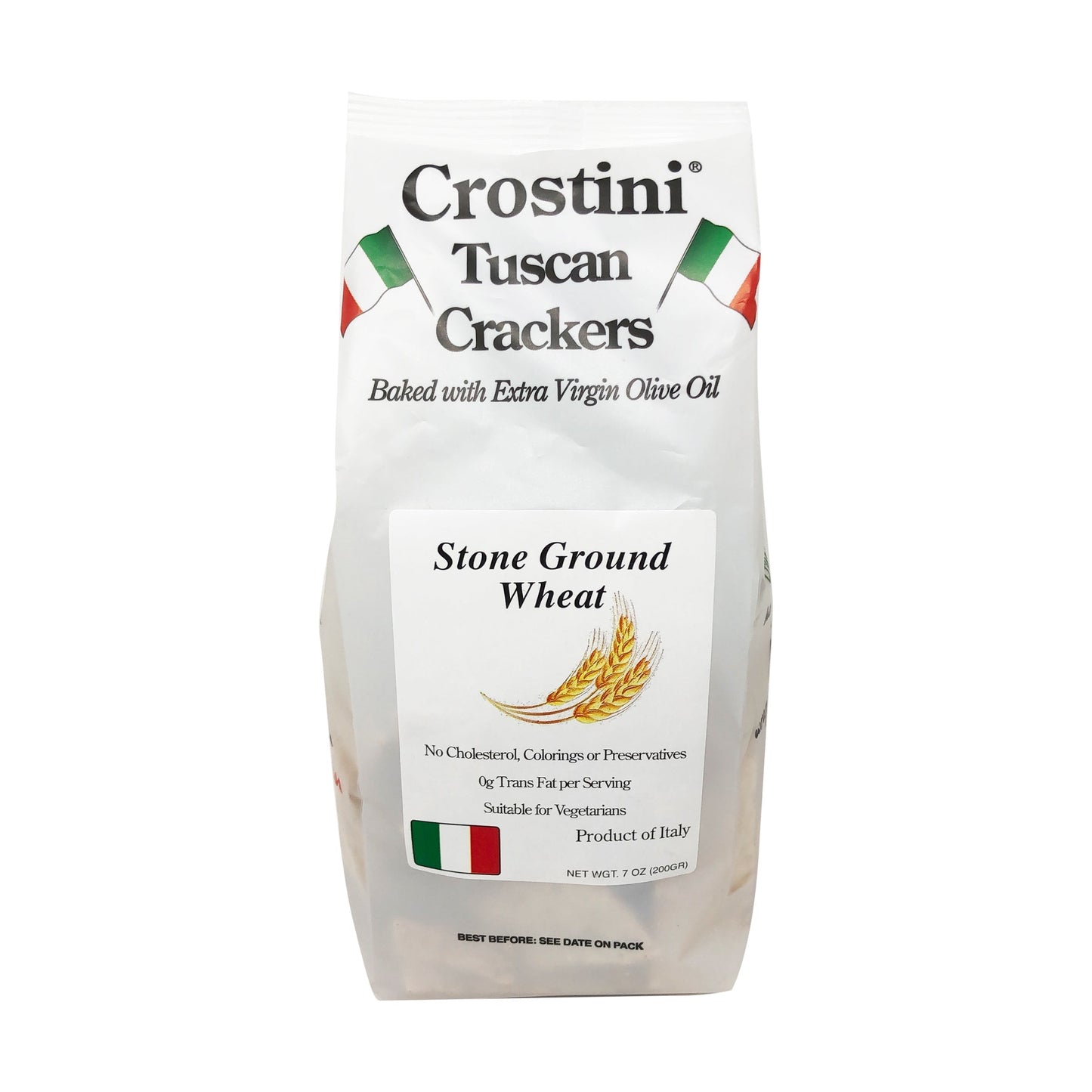Wholesale Crostini Stone Ground Wheat Crackers 12 Count 7 oz- Bulk