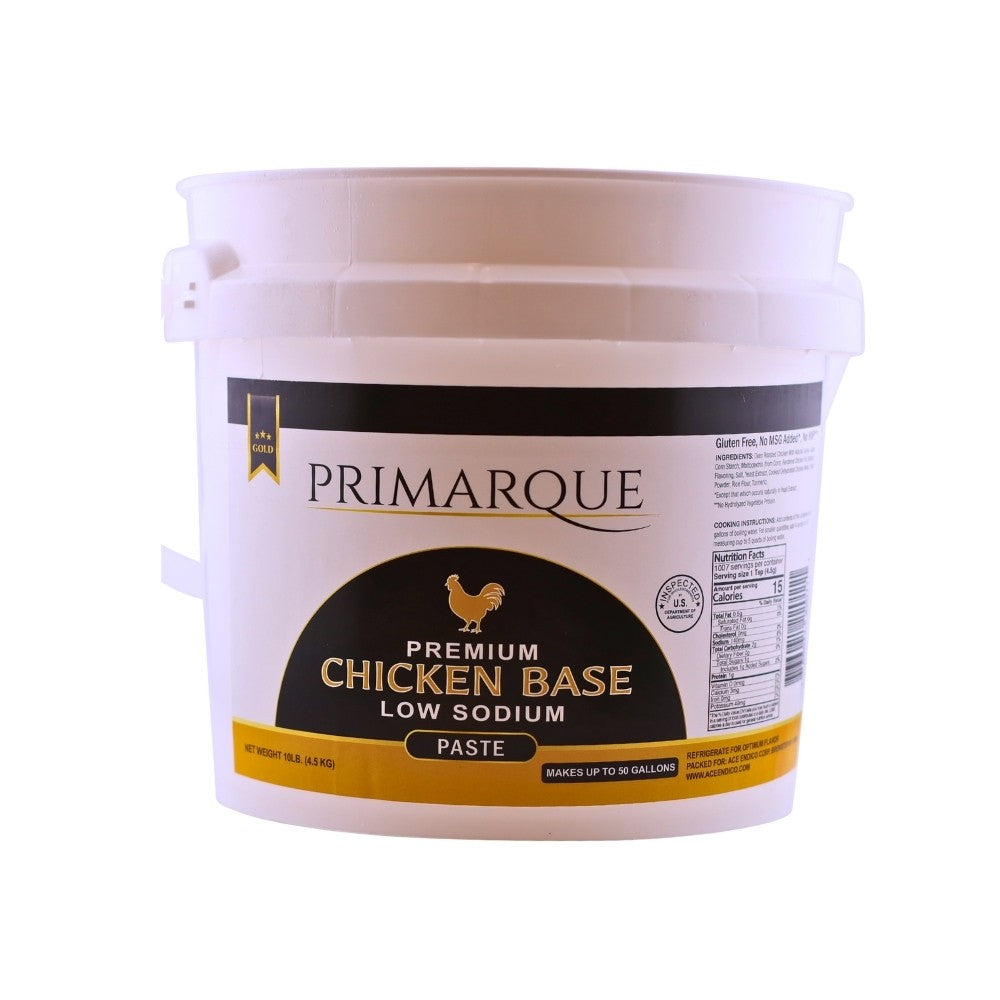 Wholesale Primarque Gold Case Low Sodium Chicken Base Paste Gold- Bulk
