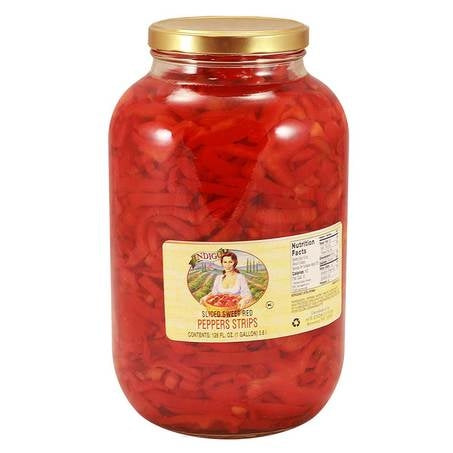 Wholesale Indigo Each Sweet Red Pepper Strips- Bulk
