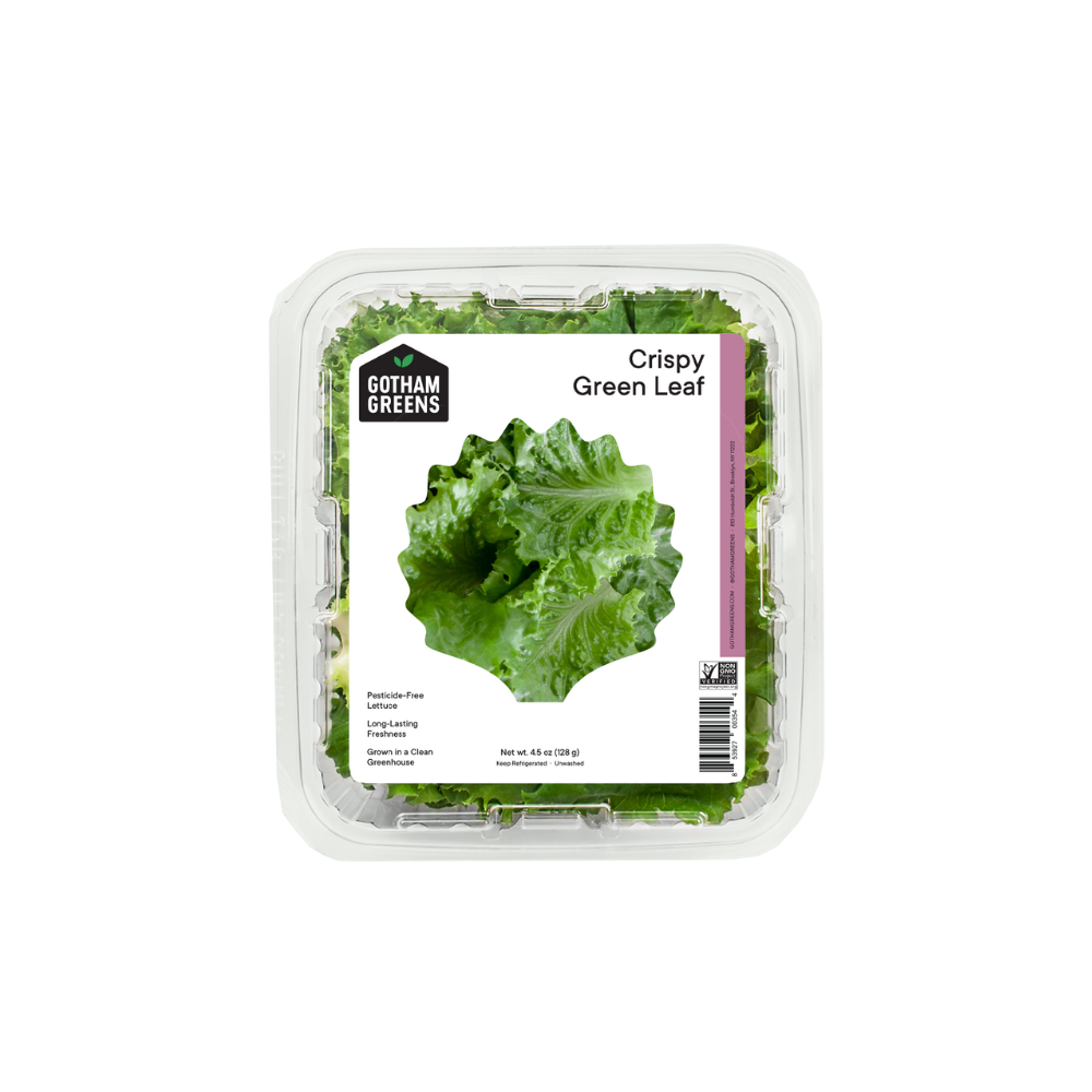 Wholesale Gotham Greens Case Loose Crispy Green Leaf- Bulk