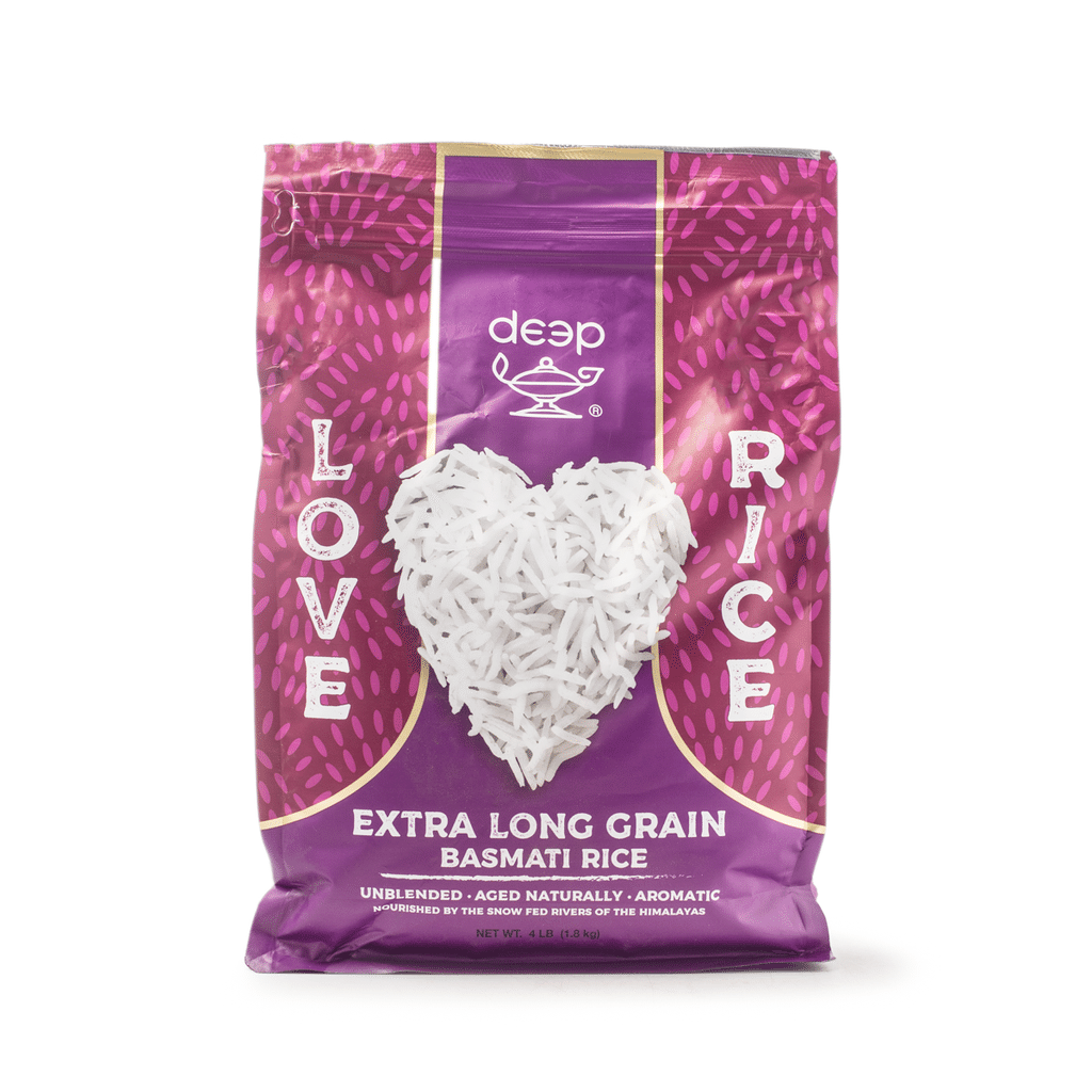 Wholesale Deep Extra Long Grain Basmati Rice 4 lb- Bulk