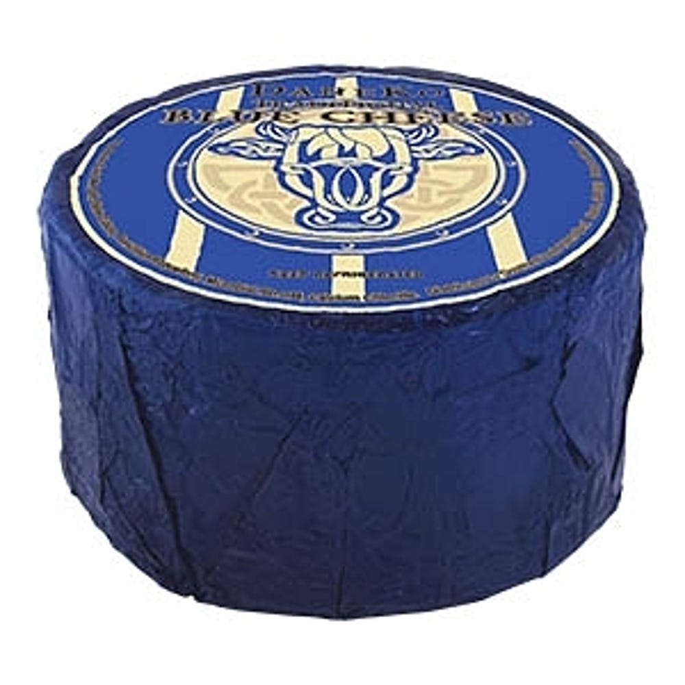 Wholesale DaneKo Traditional Danish Blue Cheese Wheel 7 Lb- Bulk
