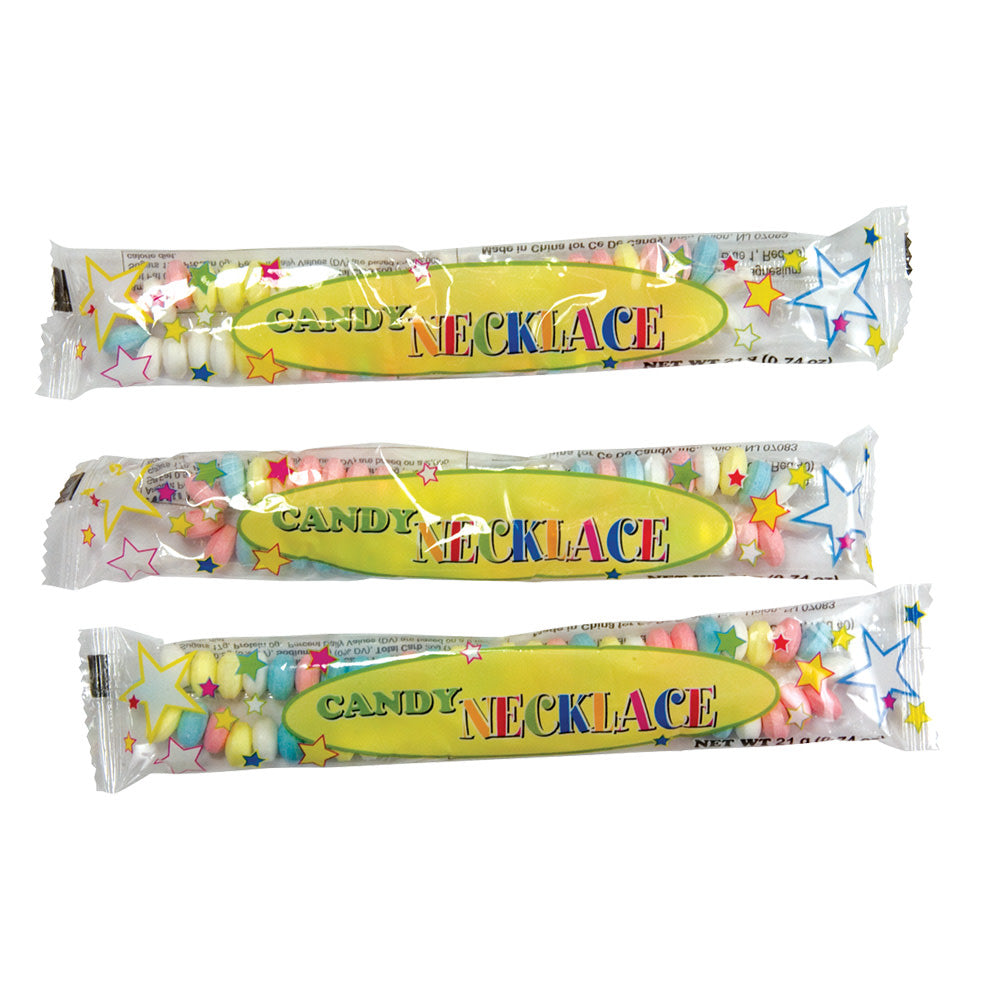 Wholesale Candy Necklace Wrapped 0.74 Oz- Bulk