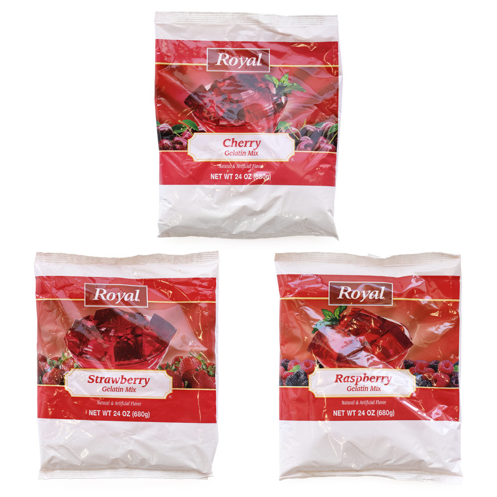 Wholesale Royal Case Assorted Red Gelatin Mix- Bulk