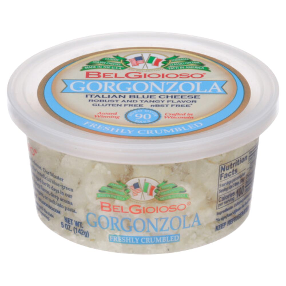 Wholesale Belgioioso Crumbled Gorgonzola Cheese Cups | 5 oz- Bulk