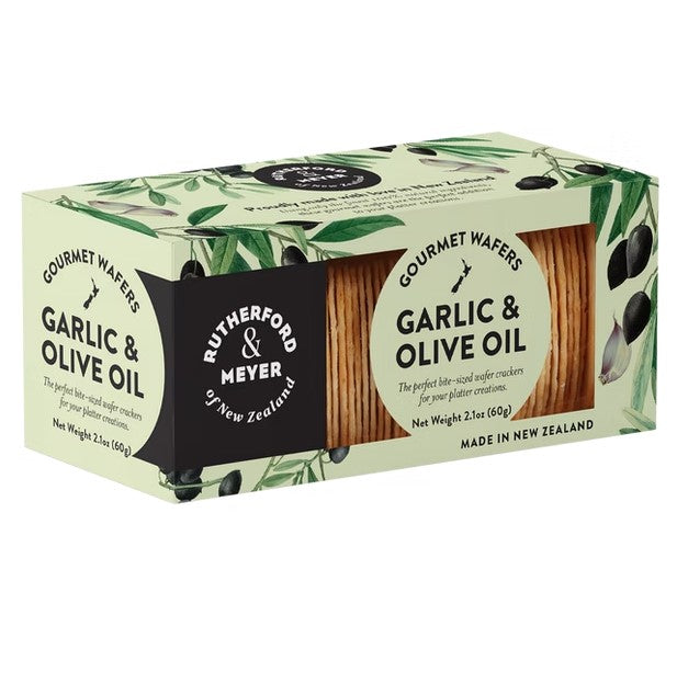 Wholesale R&M Gourmet Wafers Garlic& Oliveoil- Bulk