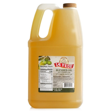 Wholesale La Fede Case 75/25 Blended Canola/Olive Oil- Bulk