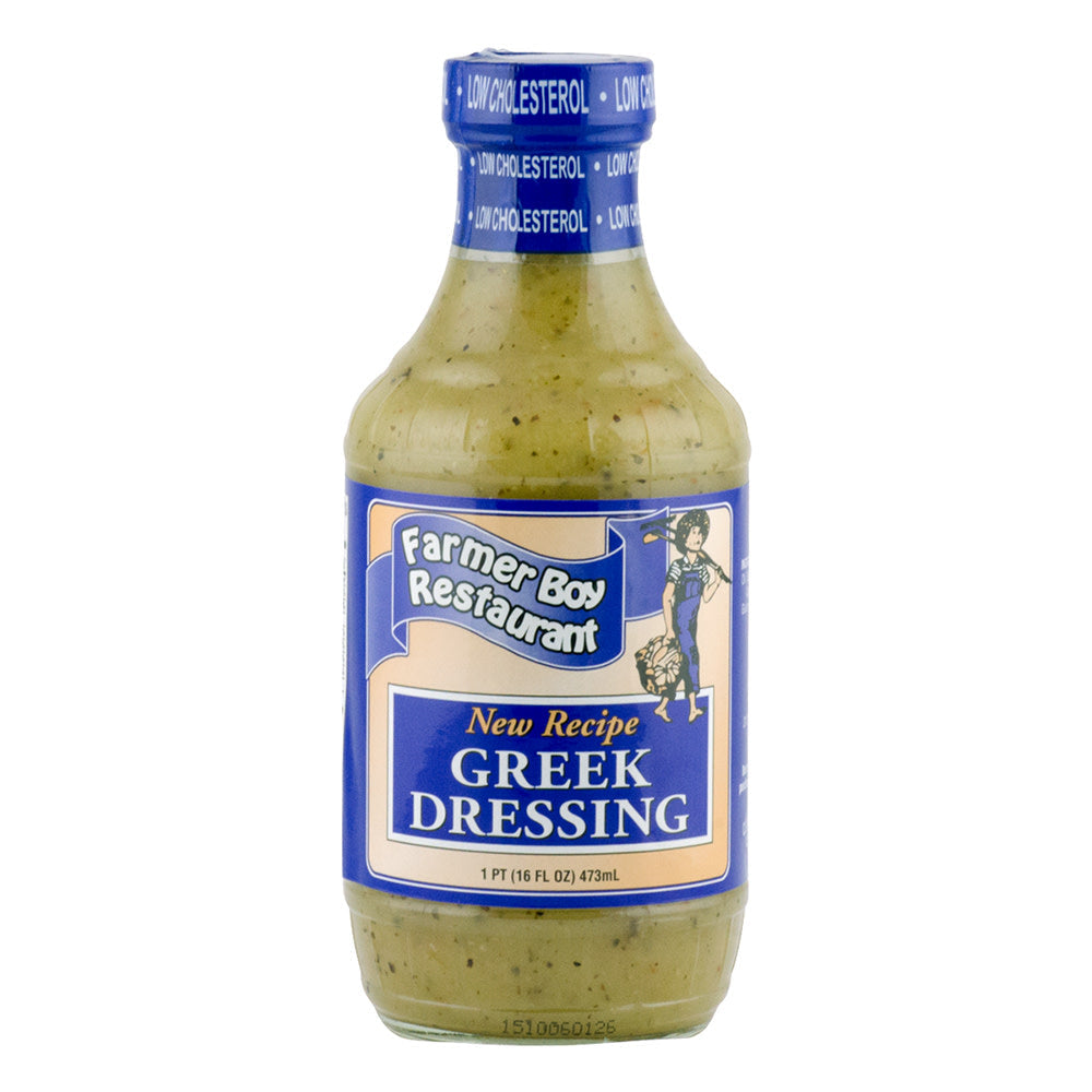 Wholesale Farmer Boy Greek Dressing 16 Oz Bottle *Fl Dc Only*- Bulk