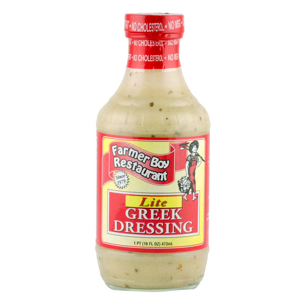 Wholesale Farmer Boy Lite Greek Dressing 16 Oz Bottle *Fl Dc Only*- Bulk