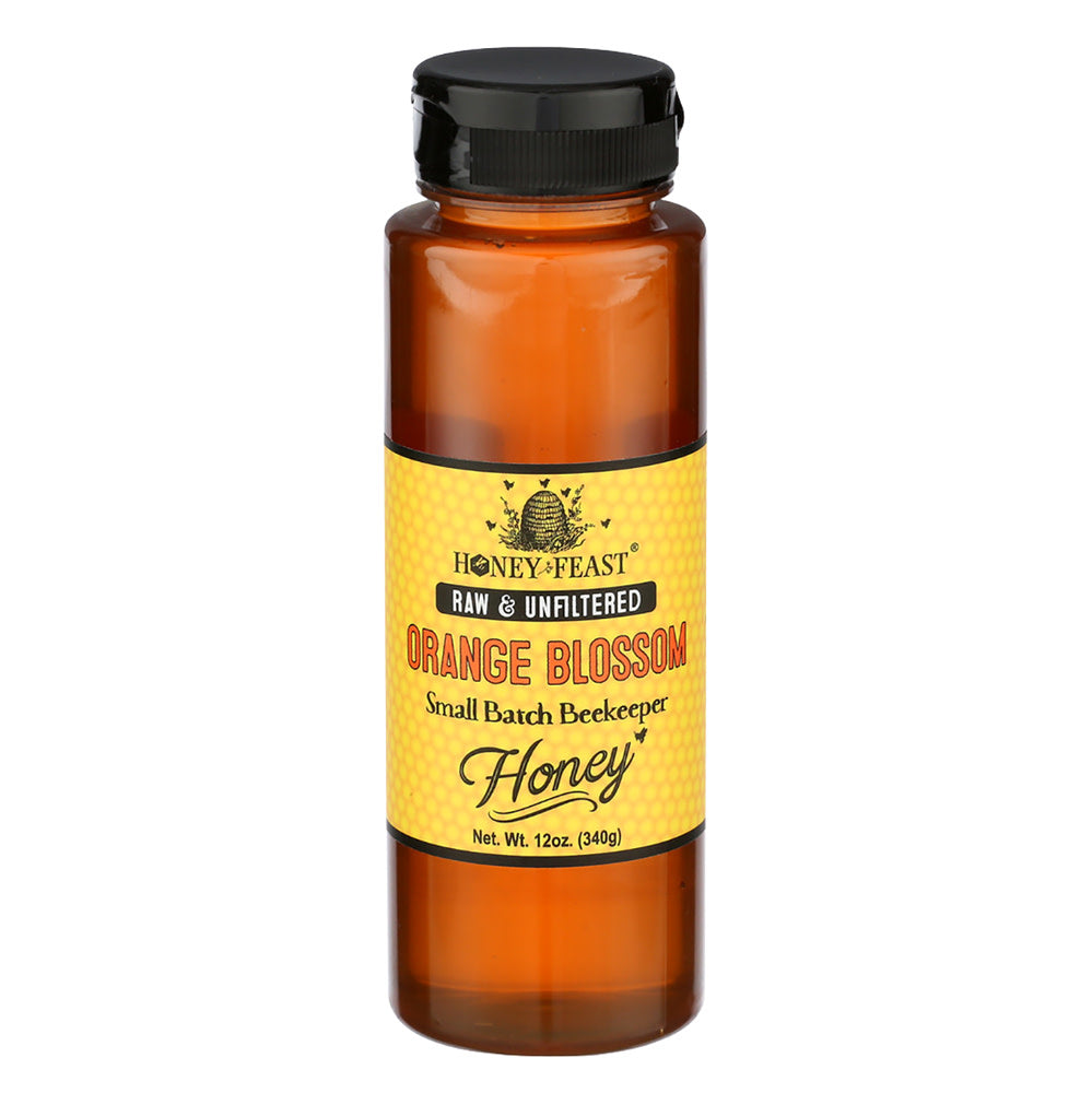 Wholesale Honey Feast Orange Blossom Honey 12 Oz Bottle *Fl Dc Only*- Bulk