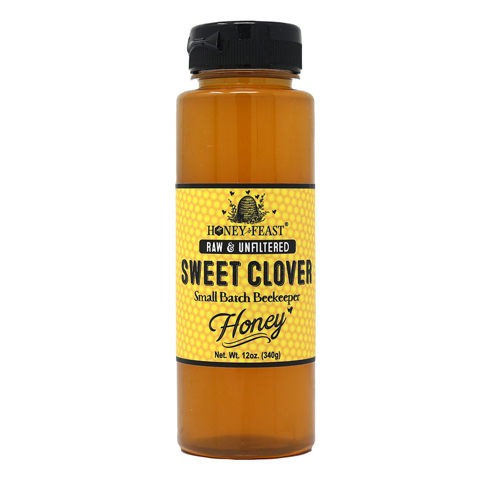 Wholesale Honey Feast Sweet Clover Honey 12 Oz Bottle *Fl Dc Only*- Bulk