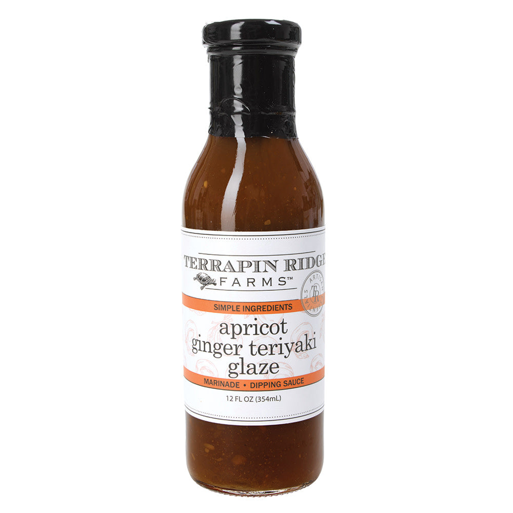Wholesale Terrapin Ridge Apricot Ginger Teriyaki Glaze 12 Oz Bottle *Fl Dc Only*- Bulk