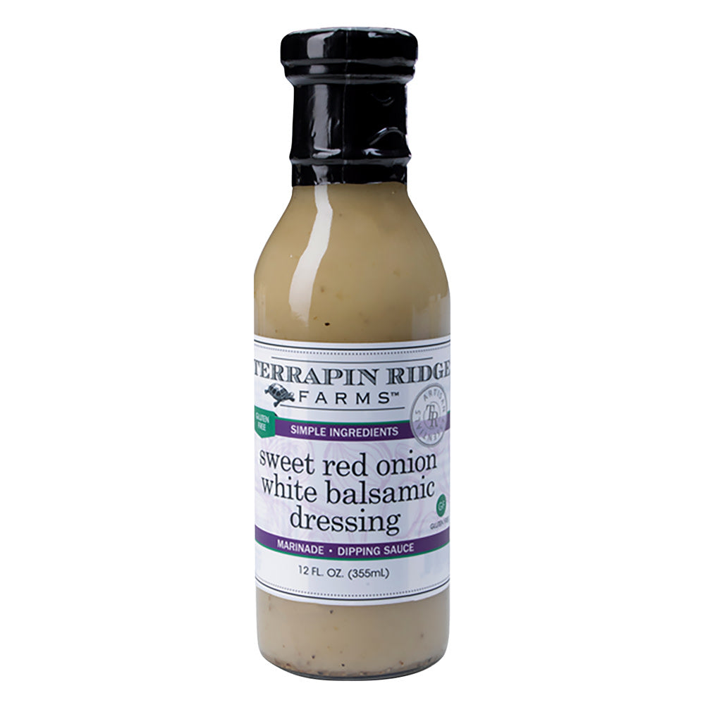 Wholesale Terrapin Ridge Sweet Red Onion White Balsamic Dressing 12 Oz Bottle- Bulk