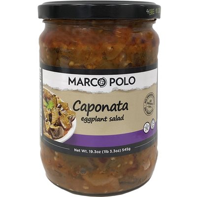 Wholesale Marco Polo Caponata Eggplant Appetizer 19.3Oz (545G) Jar- Bulk