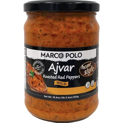 Wholesale Marco Polo Homestyle Mild Ajvar With Roasted Peppers 19.3Oz Jar- Bulk
