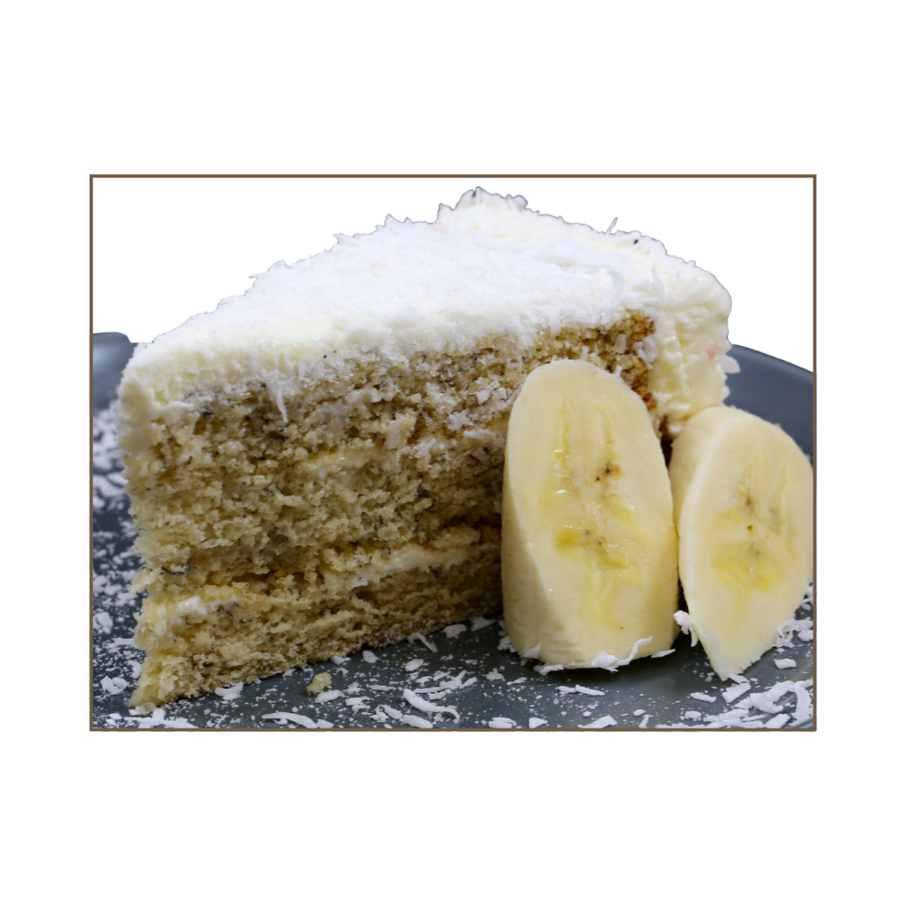 Wholesale Madison Claire Case Coconut Banana Cake 12 Slice- Bulk