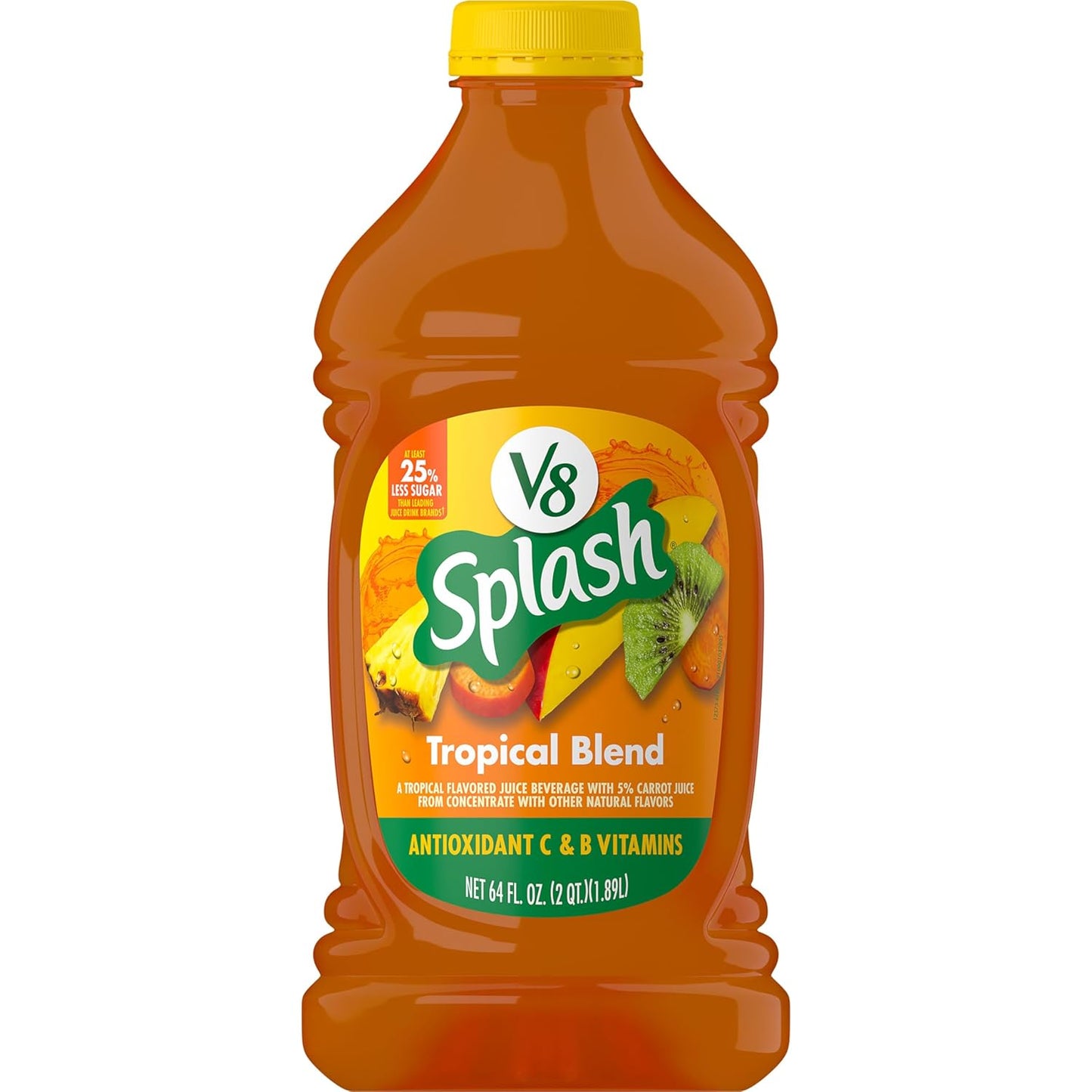 Wholesale V-8 Splash Case Tropical Juice Blend 64Oz- Bulk