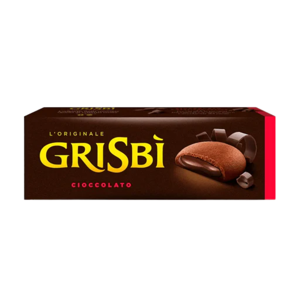 Wholesale Vicenzi Case Grisbi Double Chocolate Filled Shortbread Cookie- Bulk
