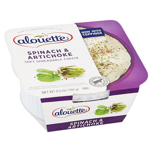Wholesale Alouette Spinach & Artichoke Cheese 6.5 oz- Bulk