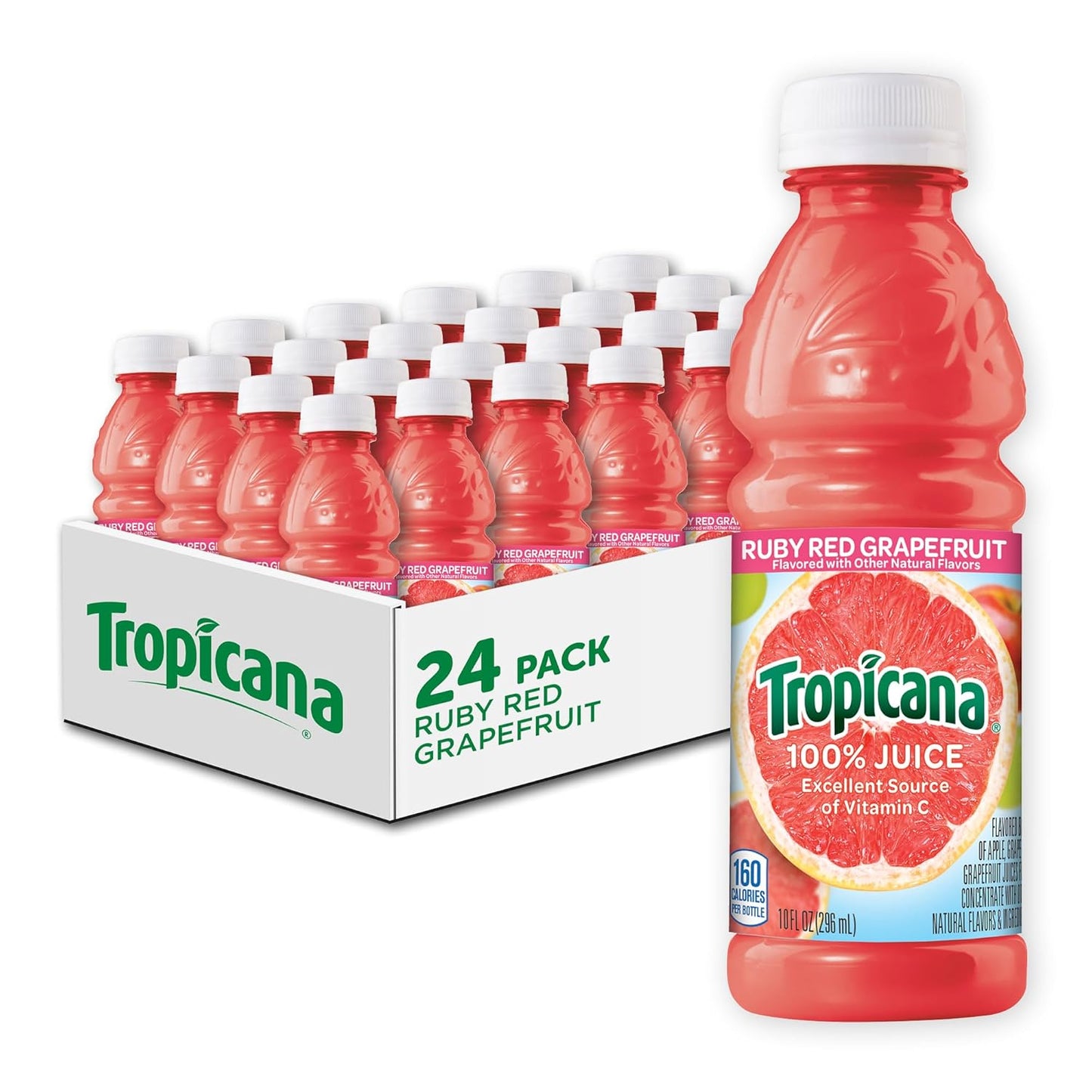Wholesale Tropicana Case * Ruby Red Grapefruit Juice 10Oz Plastic- Bulk