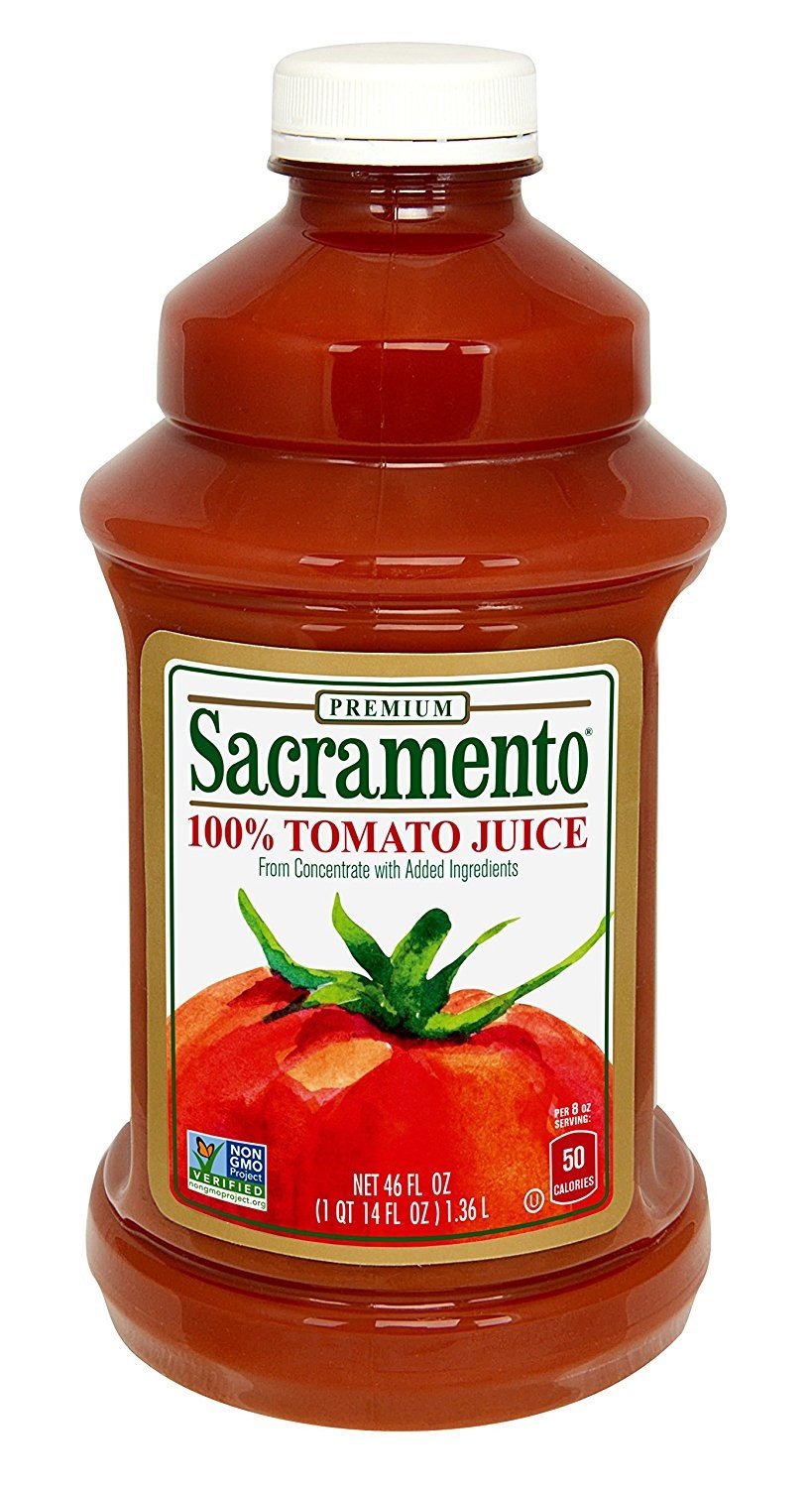 Wholesale Sacramento Case Tomato Juice 46Oz Plastic- Bulk