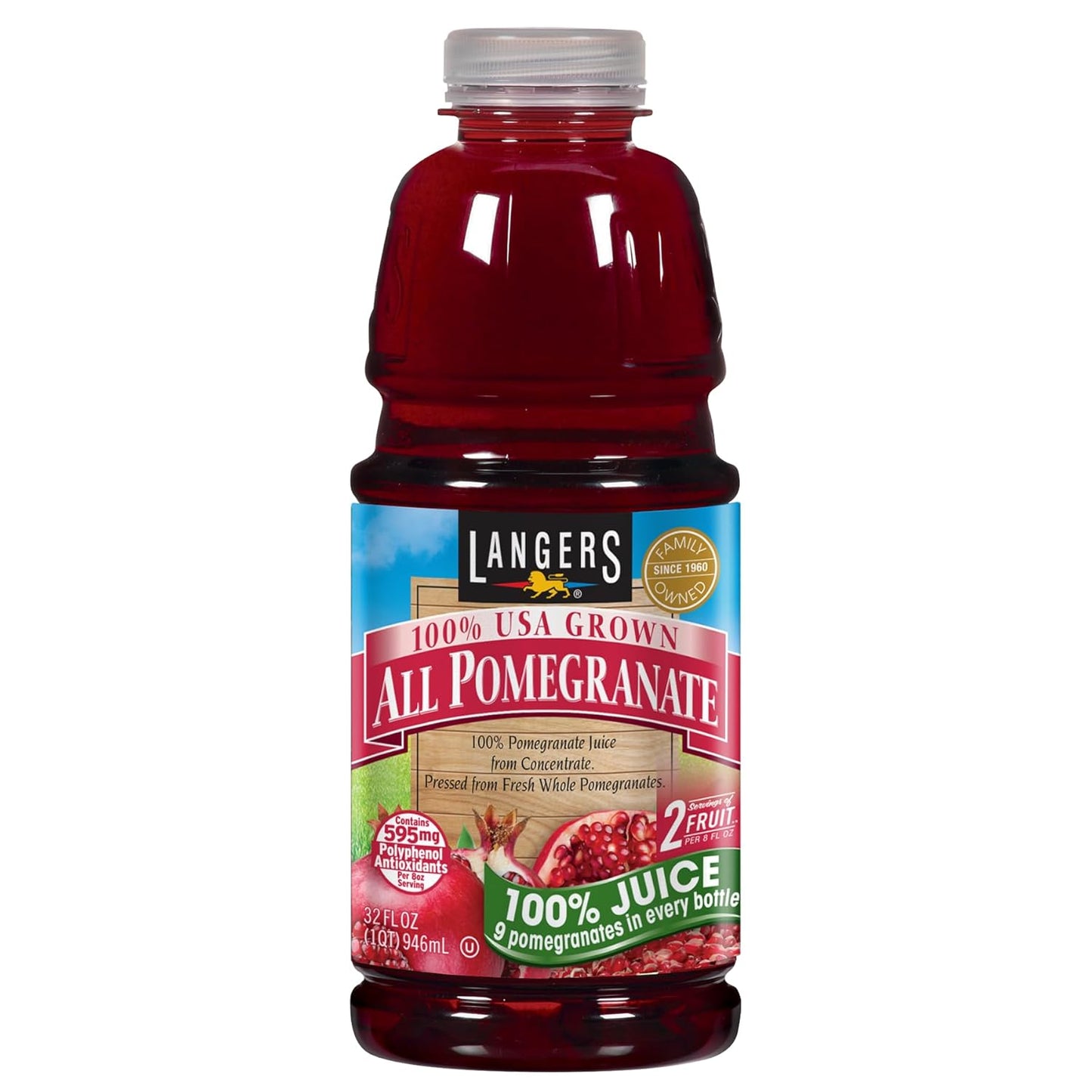 Wholesale Langers Case Pomegranate Juice 32Oz- Bulk