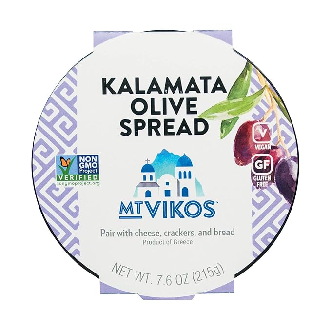 Wholesale Mt. Vikos Kalamata Olive Spread Cheese 7.5oz 6ct- Bulk