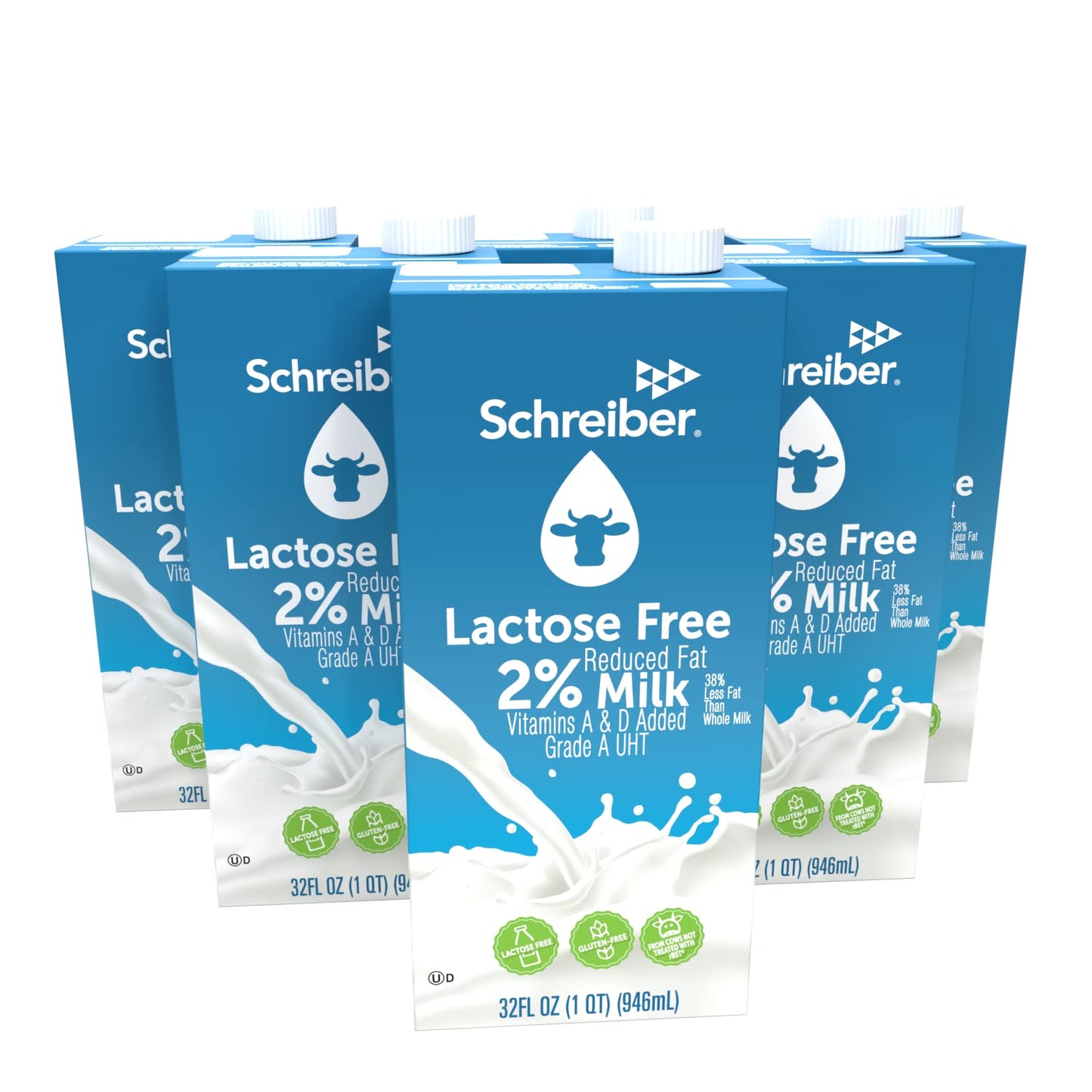 Wholesale Schreiber Case Aseptic 2% Milk Box- Bulk