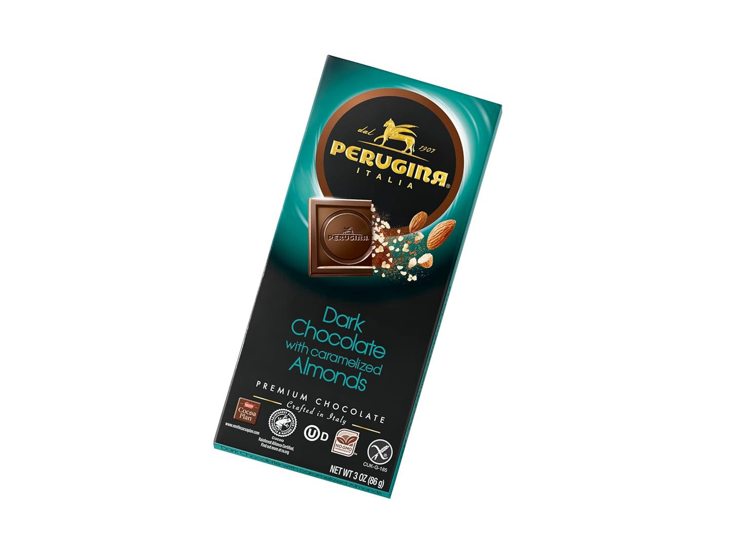 Wholesale Perugina Case Dark Chocolate Bar With Almonds- Bulk