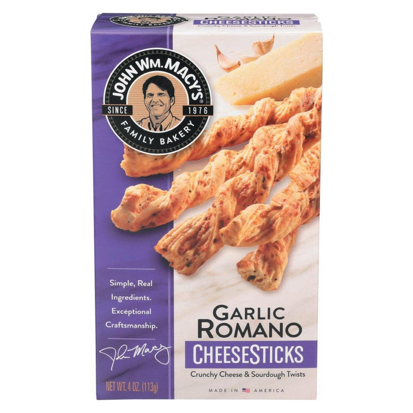 Wholesale Macys Cheesesticks Romano Garlic- Bulk