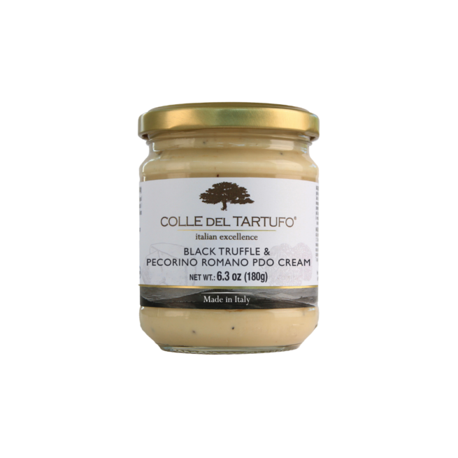 Wholesale Colle Del Tartufo Black Truffle & Pecorino Romano Cream 180 Gram- Bulk