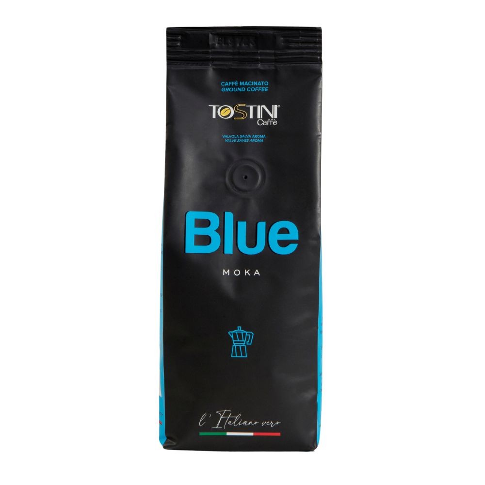 Wholesale Tostini Caffe Case Coffee Blue Moka 8.8Oz- Bulk