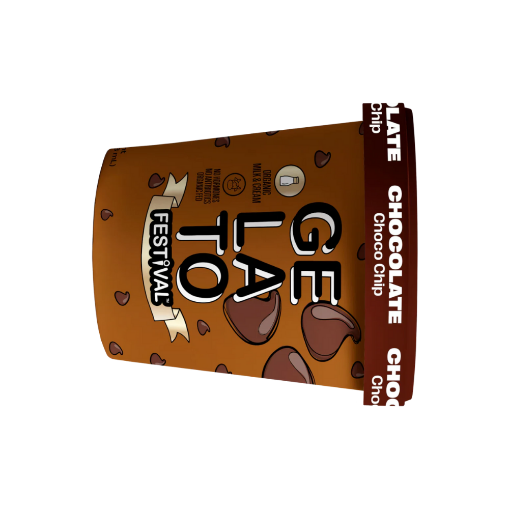 Wholesale Gelato Fest Case Chocolate Chocolate Chip Dairy Gelato- Bulk