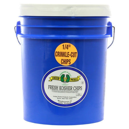 Wholesale United Pickle Case 1/4In Kosher Dill Pickle Crinkle Chips- Bulk