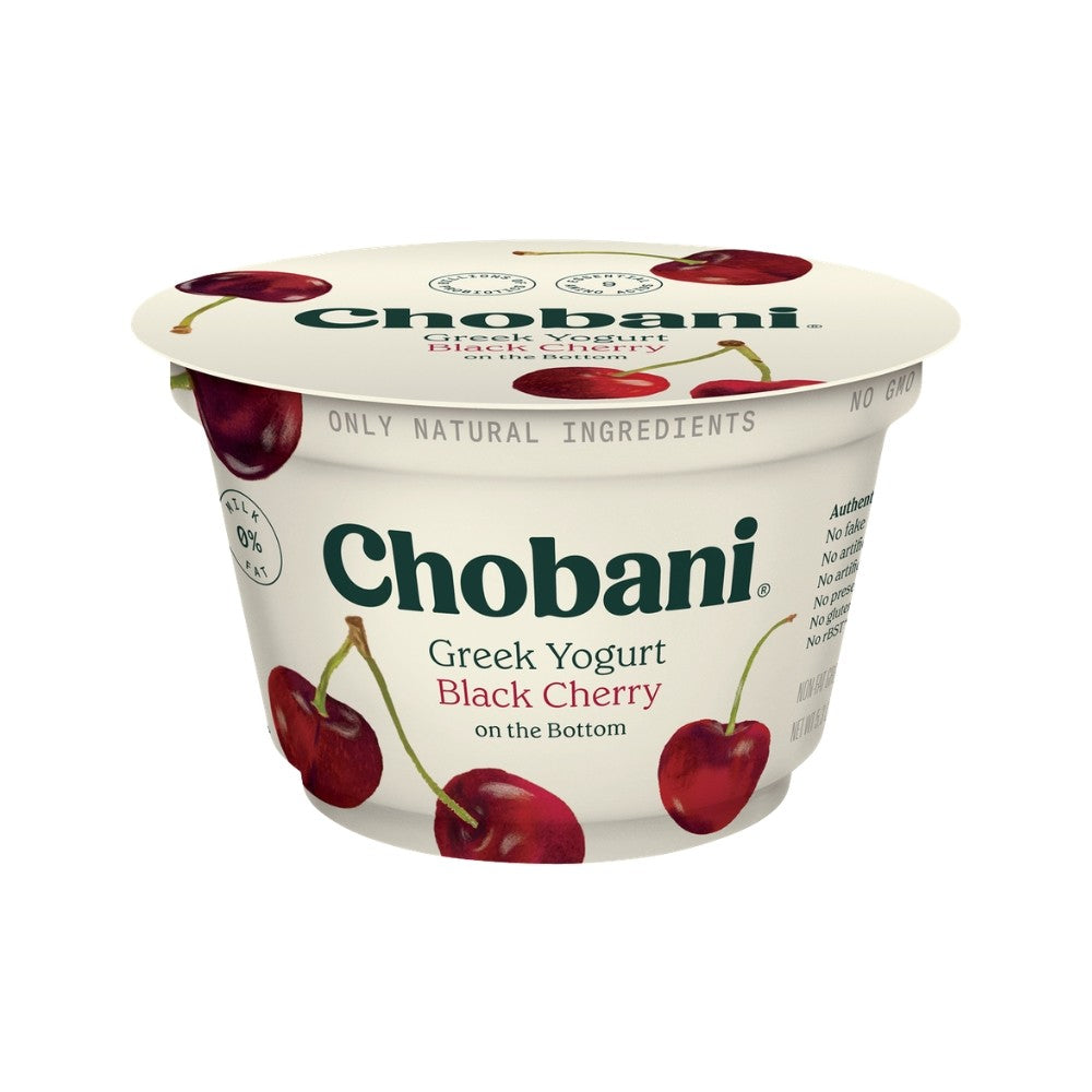 Wholesale Chobani Case Greek Yogurt Black Cherry- Bulk