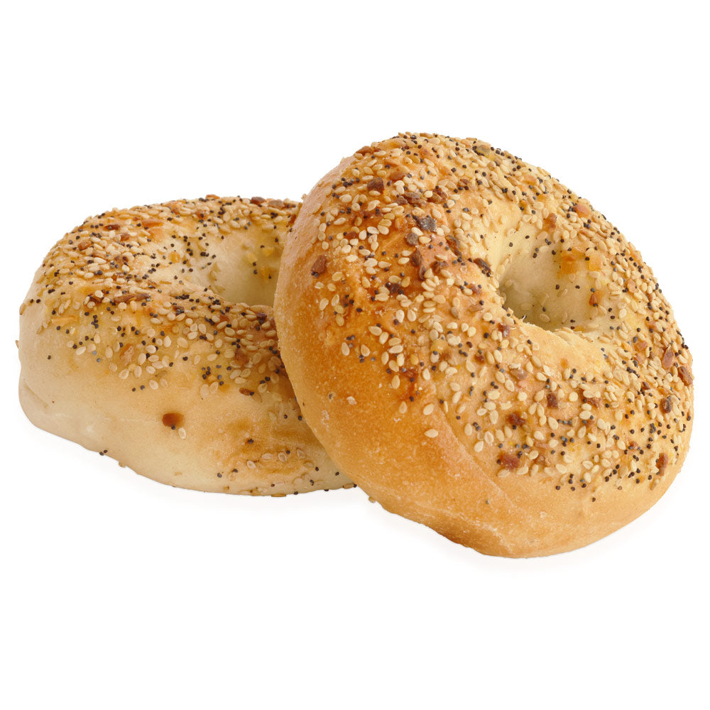 Wholesale Original Bagel Case Unsliced Everything Bagel- Bulk