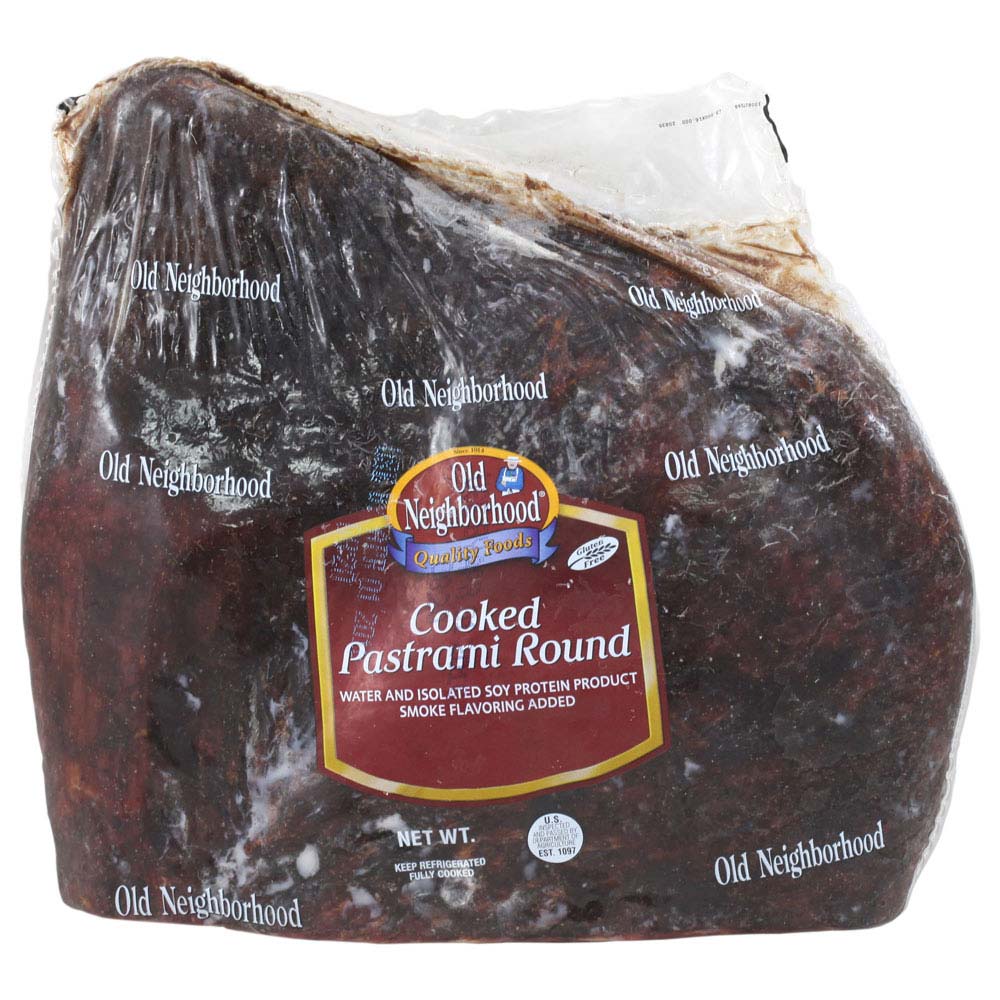 Wholesale Old Neighborhd Case Cooked Round Pastrami- Bulk