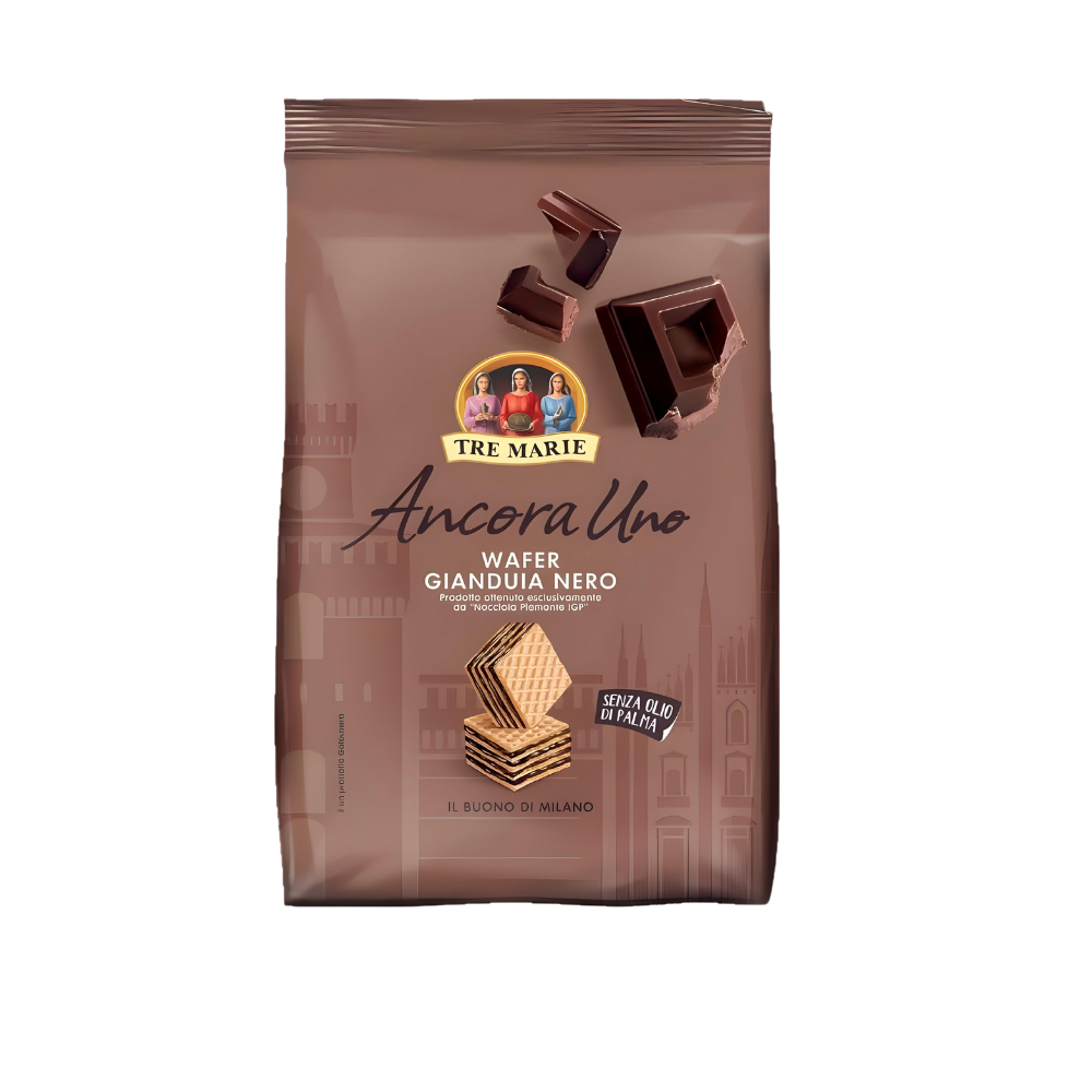 Wholesale Tre Marie Case Dark Gianduja Wafer Cubes- Bulk