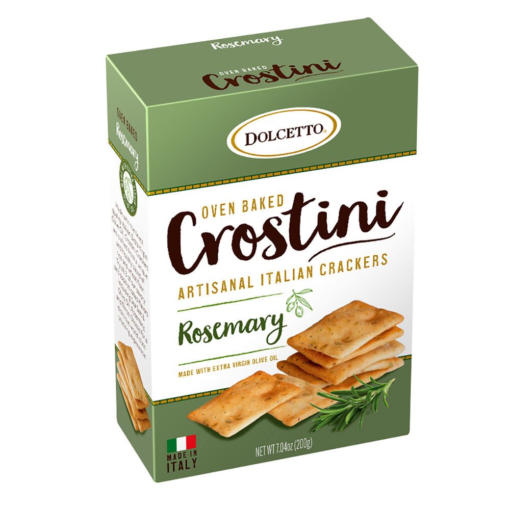 Wholesale Dolcetto Crostini Rosemary 7.05Oz Box- Bulk