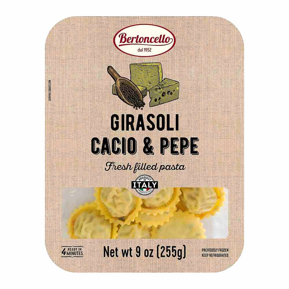 Wholesale Bertoncello Cacio Pepe Girasoli 255 g- Bulk