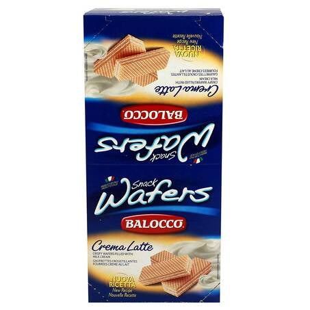 Wholesale Balocco Case Vanilla Snack Wafer Cookie- Bulk
