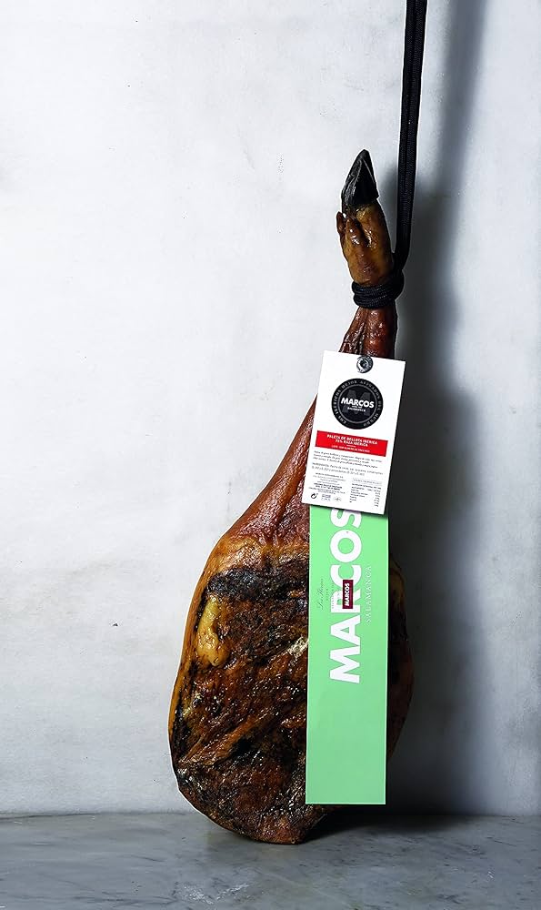 Wholesale Marcos Iberico Ham Leg Bone In, Spanish Dry-Cured, 20 Lb- Bulk