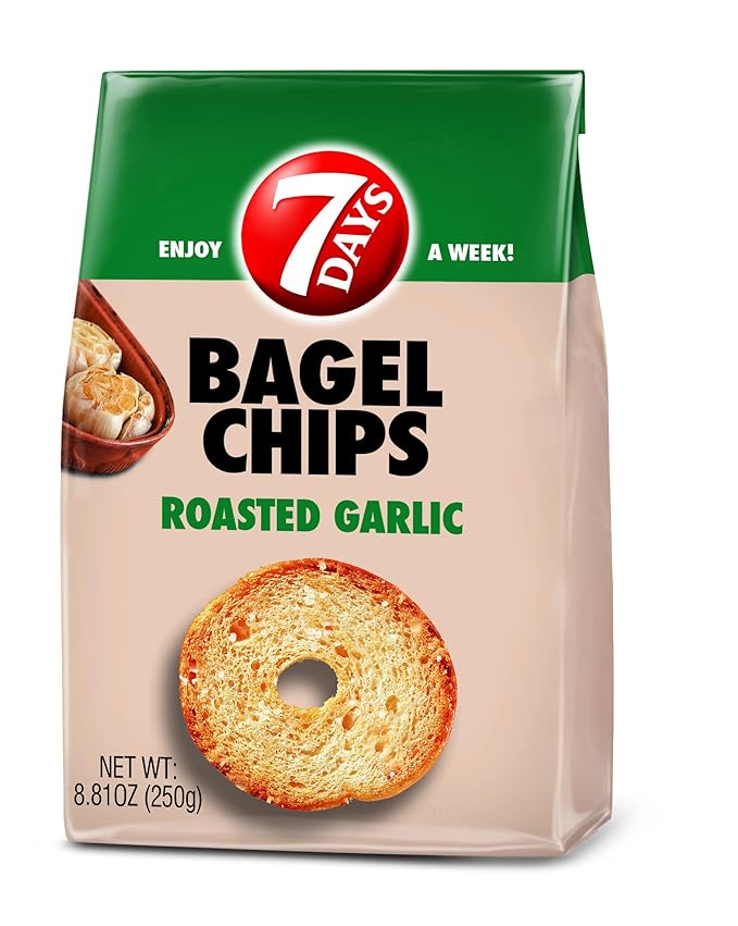 Wholesale Snackios Bagel Chips Garlic 6oz Bag- Bulk