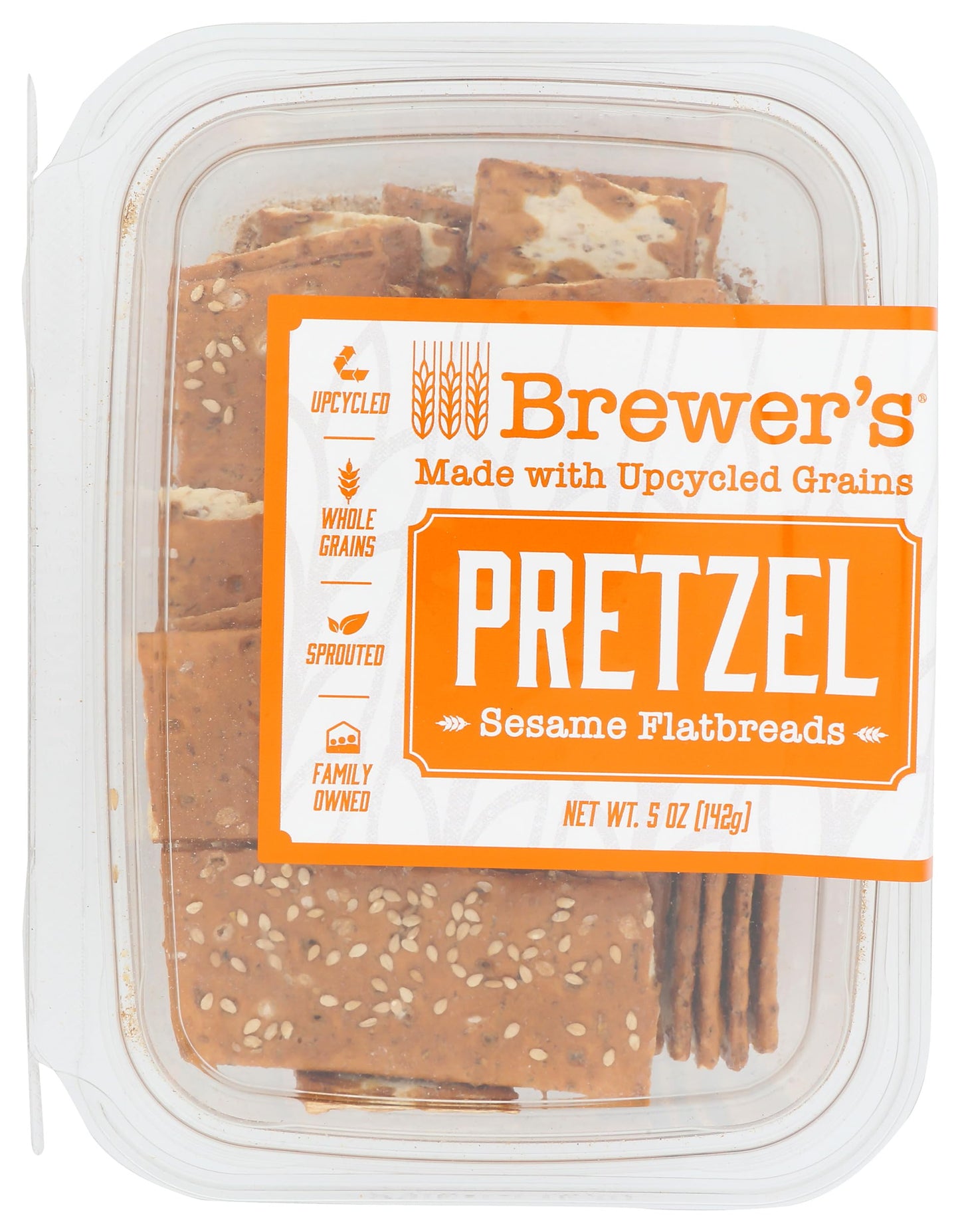Wholesale Brewers Sesame Pretzel Flatbread- Bulk
