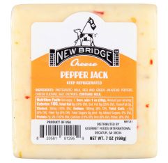 Wholesale New Bridge Pepper Jack Cuts 7 Oz- Bulk