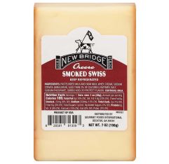 Wholesale New Bridge Smoked Swiss Cuts 7 Oz- Bulk