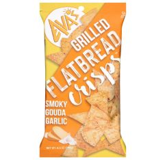 Wholesale Ava's Smoky Gouda Garlic Flatbread Crisps 6.5 Oz- Bulk