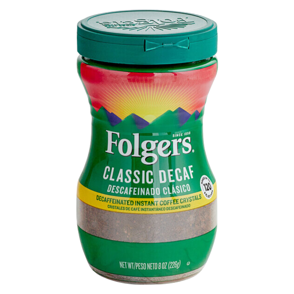 Wholesale Folgers Case Decaf Instant Coffee- Bulk