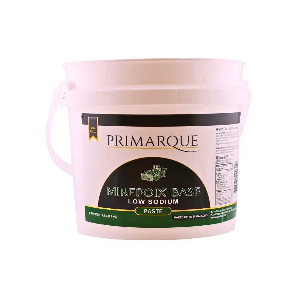 Wholesale Primarque Gold Case Low Sodium Mirepoix Vegetable Base Gold- Bulk